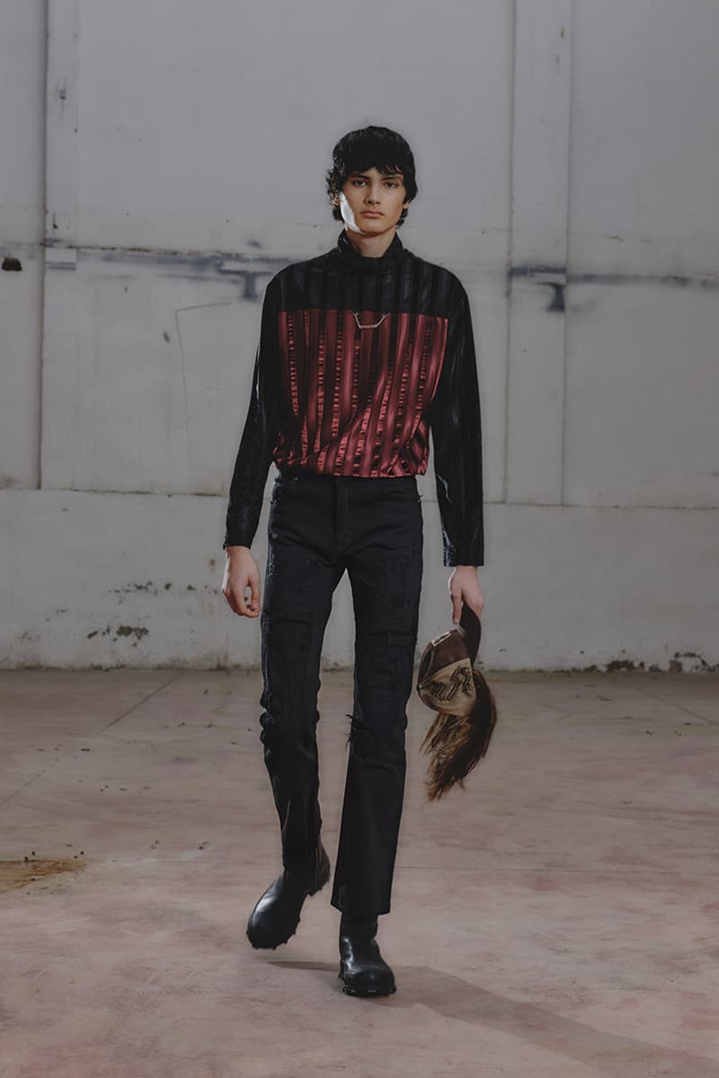 シュープ2021年秋冬コレクション SHOOP 2021 fall winter collection look Miriam Sanz Oki Yohei