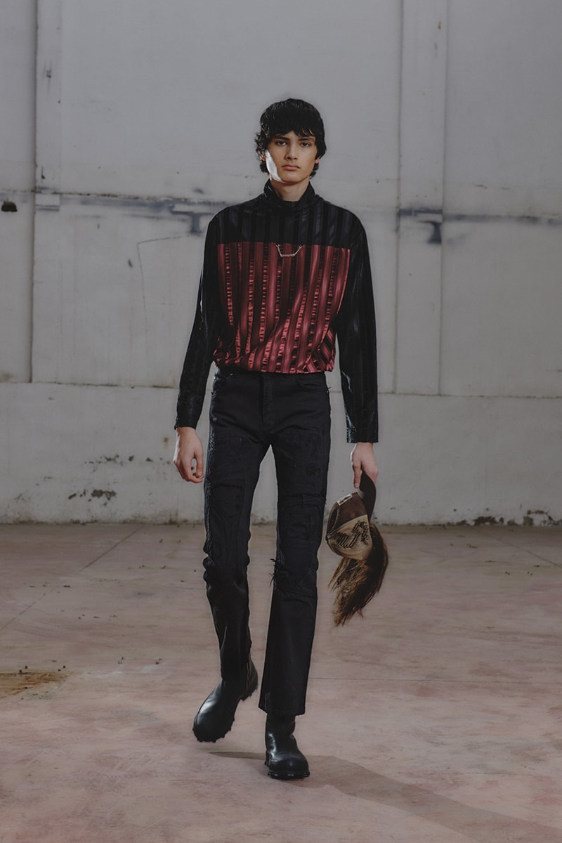 シュープ2021年秋冬コレクション SHOOP 2021 fall winter collection look Miriam Sanz Oki Yohei