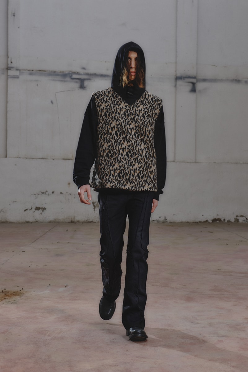 シュープ2021年秋冬コレクション SHOOP 2021 fall winter collection look Miriam Sanz Oki Yohei