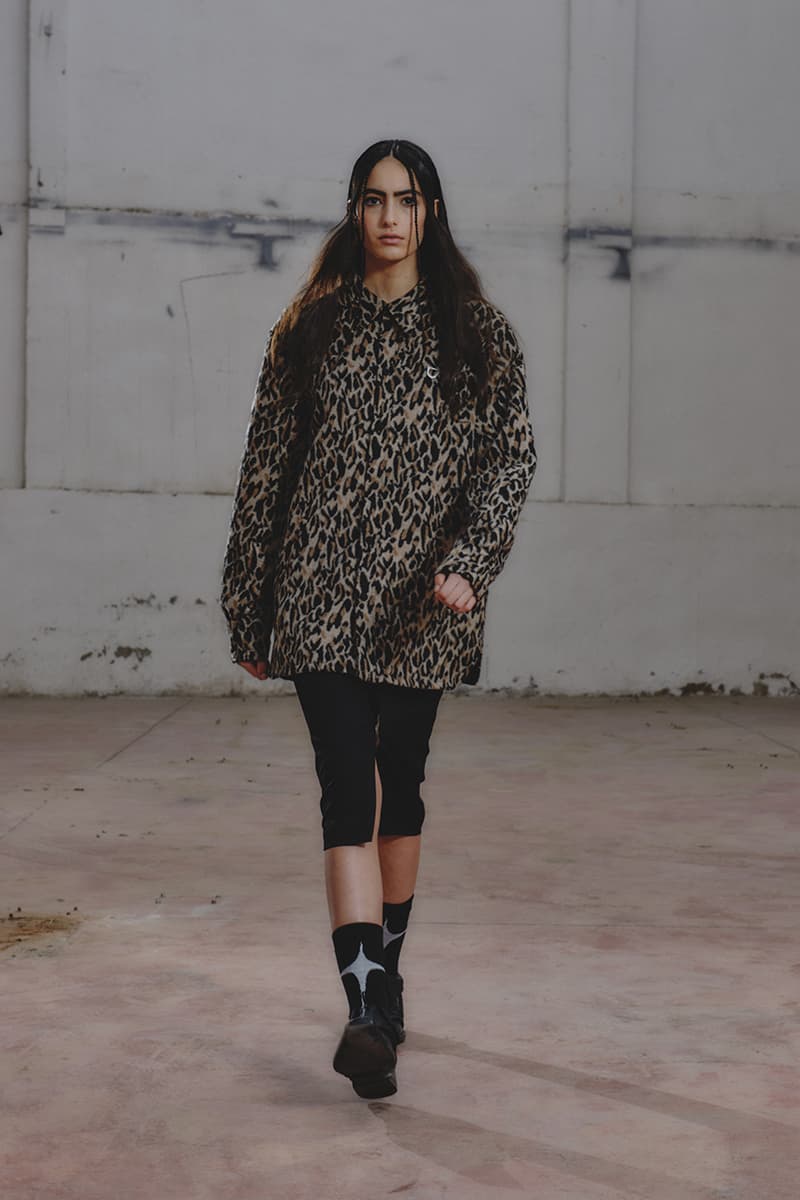 シュープ2021年秋冬コレクション SHOOP 2021 fall winter collection look Miriam Sanz Oki Yohei