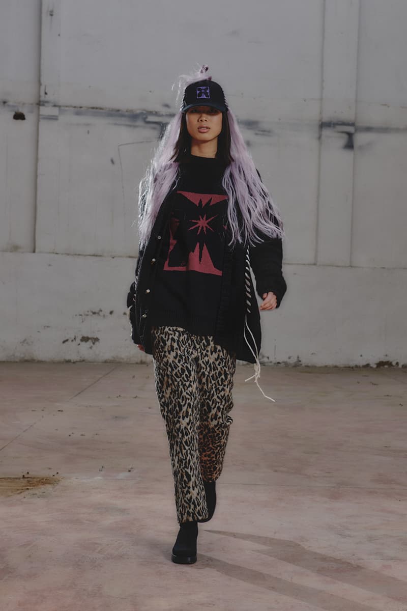 シュープ2021年秋冬コレクション SHOOP 2021 fall winter collection look Miriam Sanz Oki Yohei