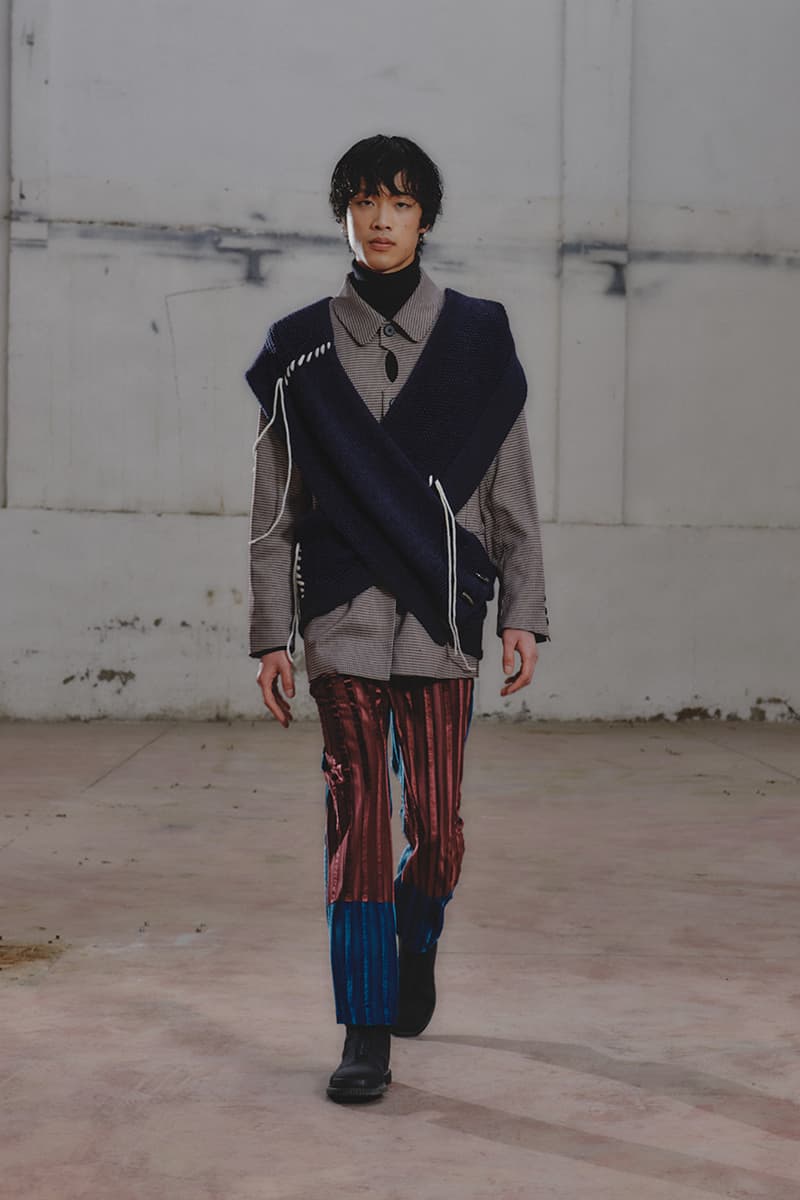 シュープ2021年秋冬コレクション SHOOP 2021 fall winter collection look Miriam Sanz Oki Yohei