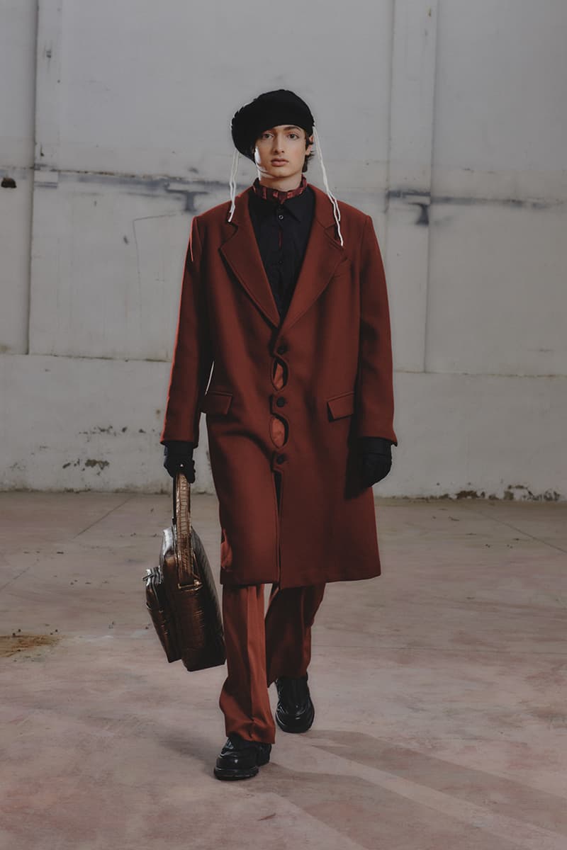 シュープ2021年秋冬コレクション SHOOP 2021 fall winter collection look Miriam Sanz Oki Yohei