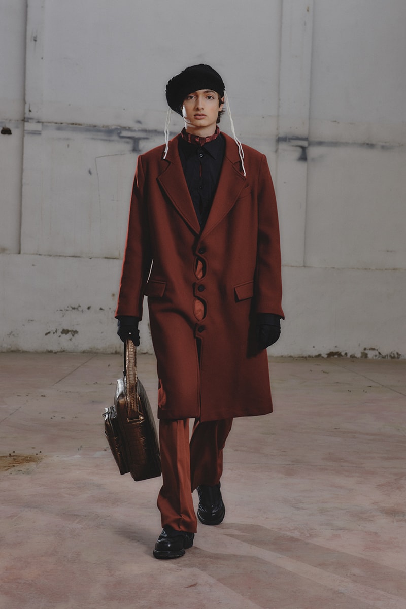 シュープ2021年秋冬コレクション SHOOP 2021 fall winter collection look Miriam Sanz Oki Yohei