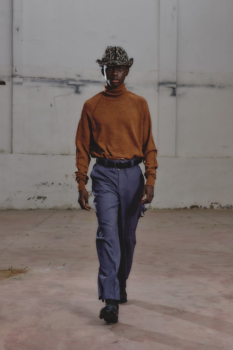 シュープ2021年秋冬コレクション SHOOP 2021 fall winter collection look Miriam Sanz Oki Yohei