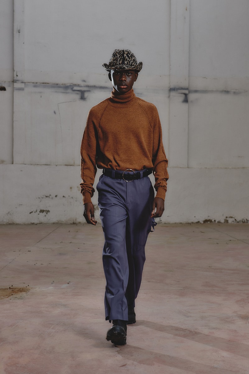 シュープ2021年秋冬コレクション SHOOP 2021 fall winter collection look Miriam Sanz Oki Yohei