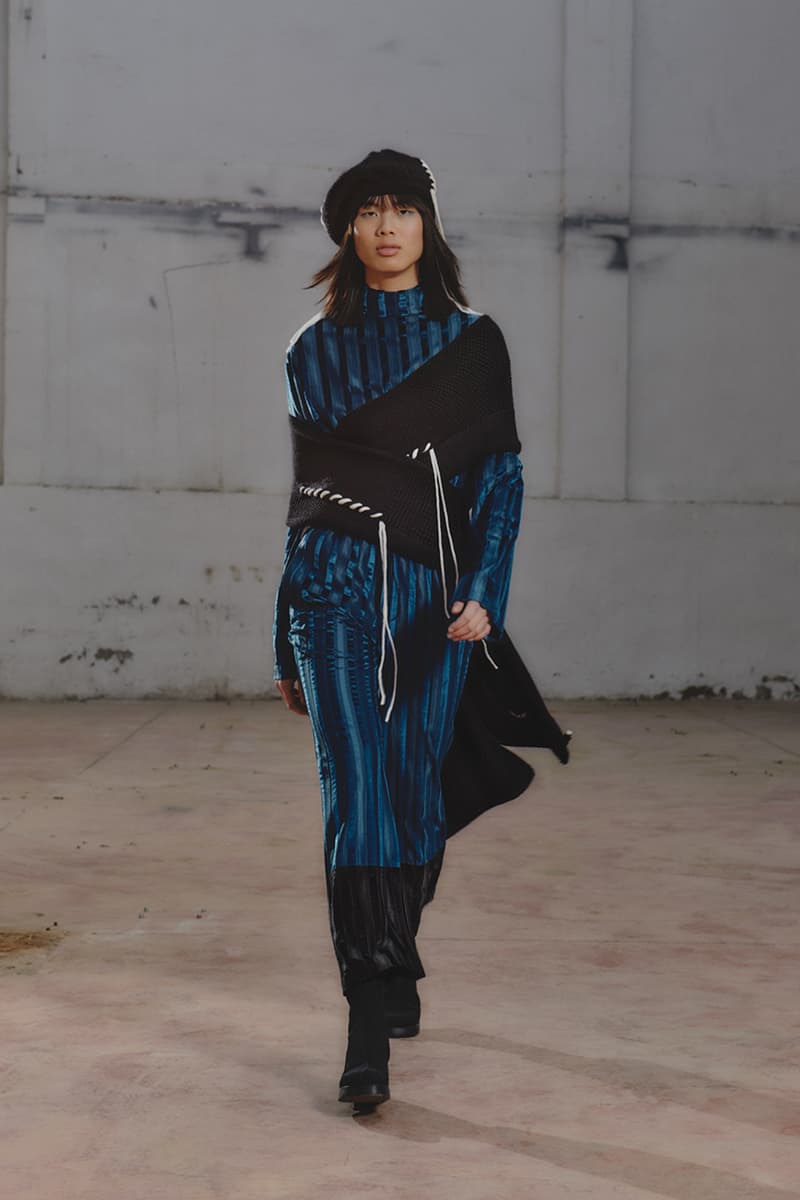 シュープ2021年秋冬コレクション SHOOP 2021 fall winter collection look Miriam Sanz Oki Yohei