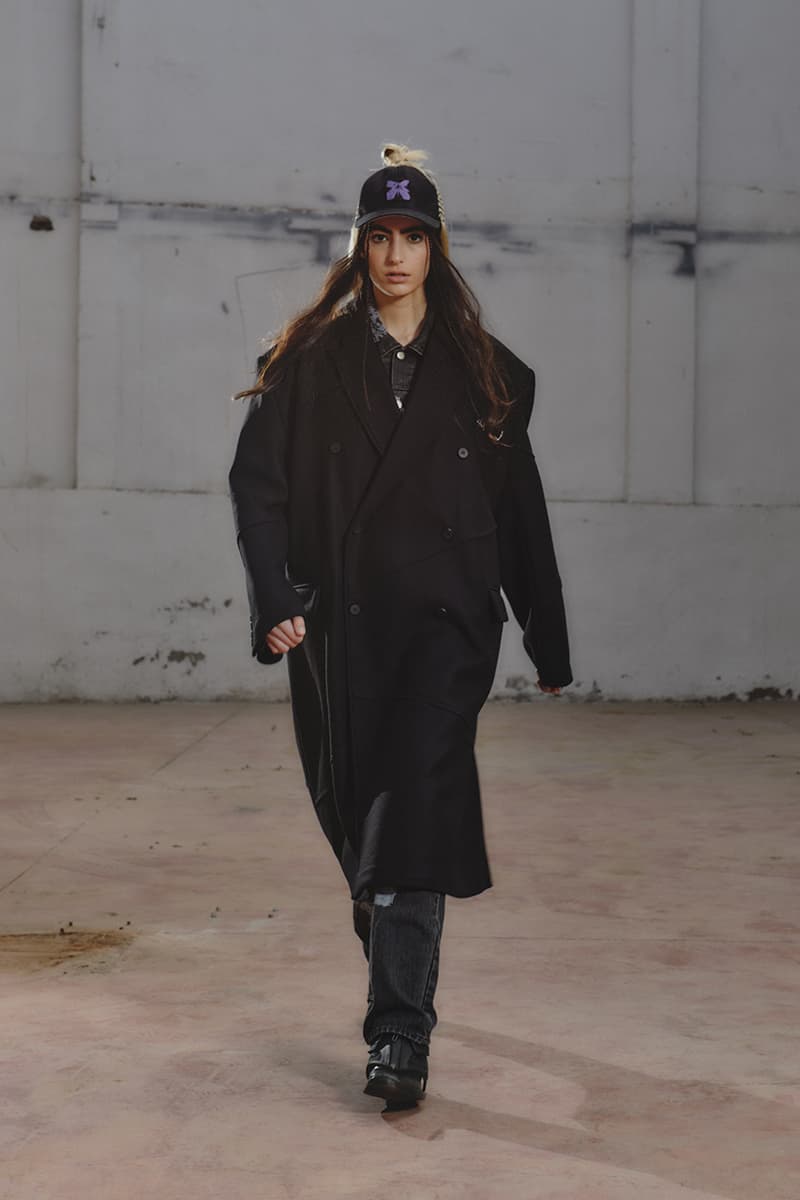 シュープ2021年秋冬コレクション SHOOP 2021 fall winter collection look Miriam Sanz Oki Yohei