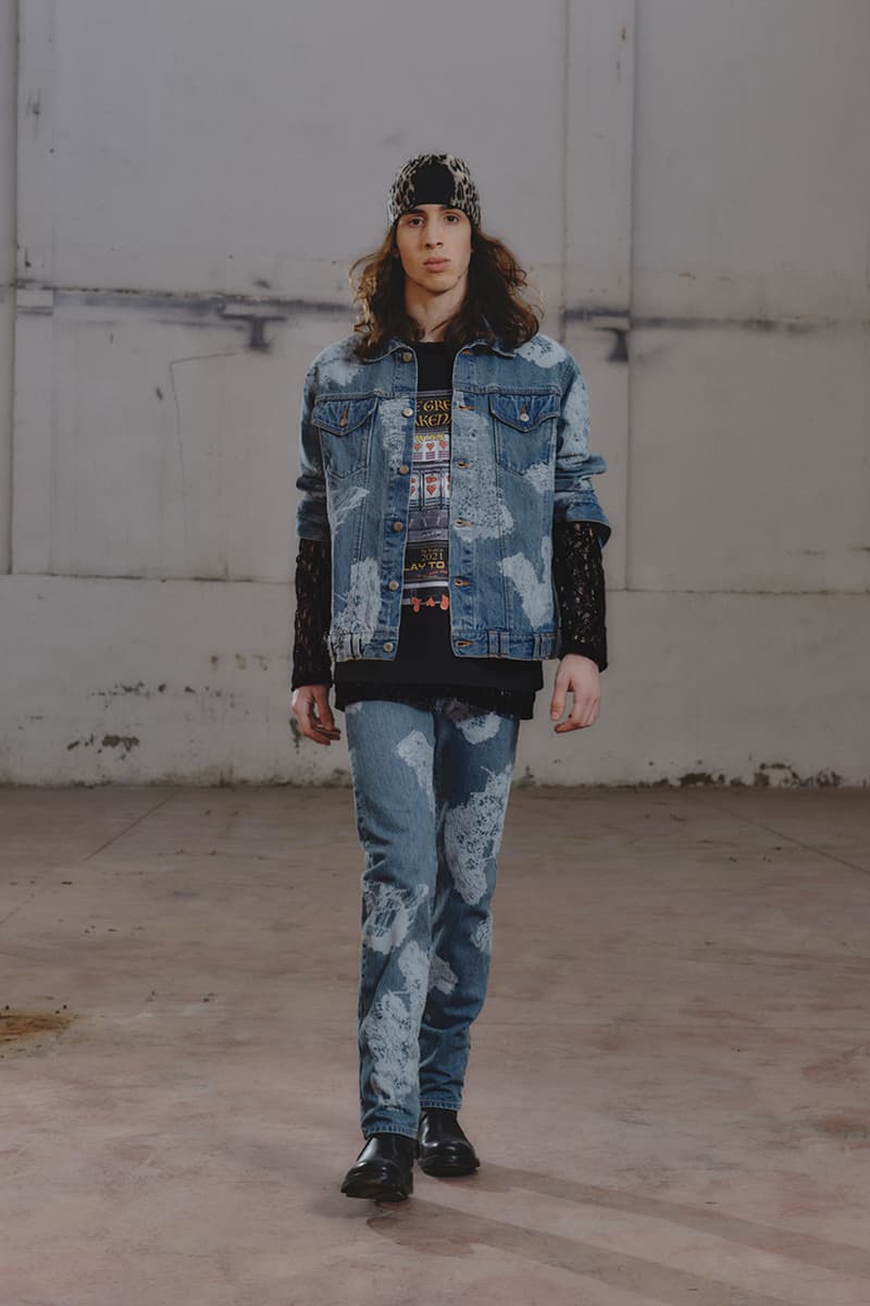 シュープ2021年秋冬コレクション SHOOP 2021 fall winter collection look Miriam Sanz Oki Yohei