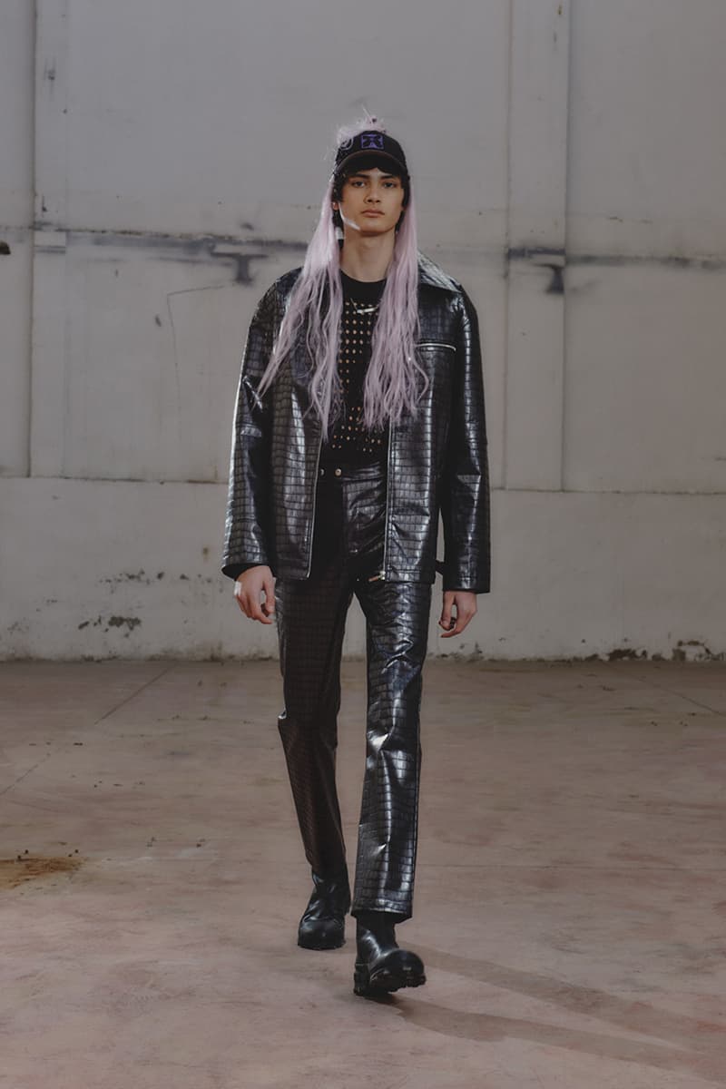 シュープ2021年秋冬コレクション SHOOP 2021 fall winter collection look Miriam Sanz Oki Yohei