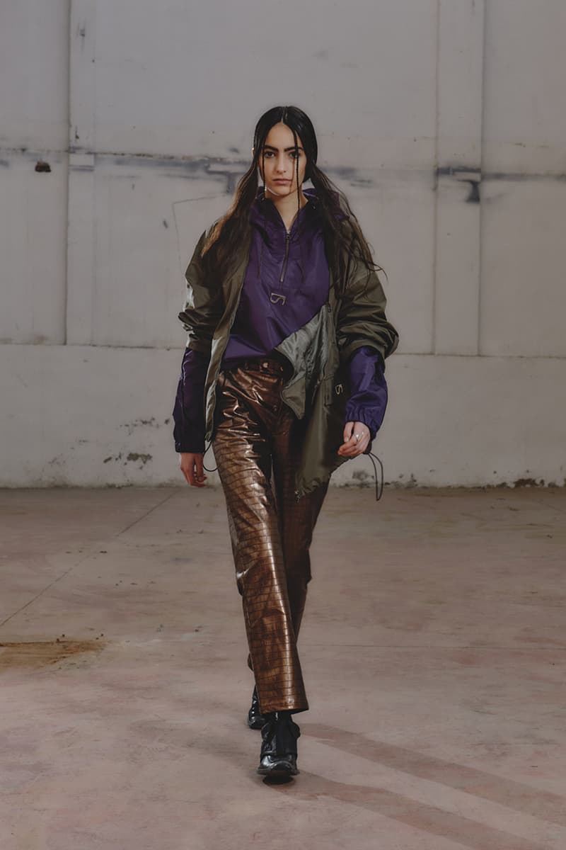 シュープ2021年秋冬コレクション SHOOP 2021 fall winter collection look Miriam Sanz Oki Yohei