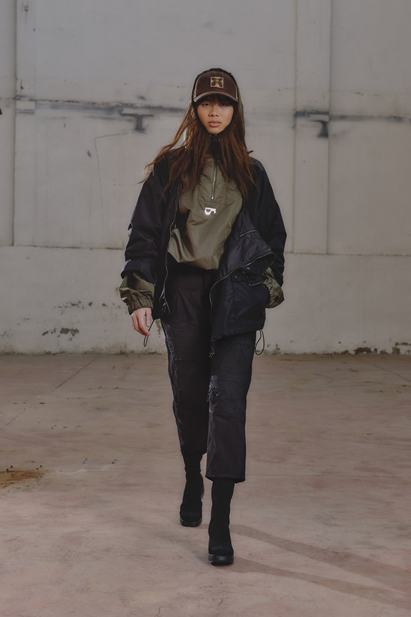 シュープ2021年秋冬コレクション SHOOP 2021 fall winter collection look Miriam Sanz Oki Yohei