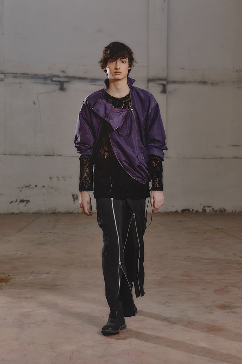 シュープ2021年秋冬コレクション SHOOP 2021 fall winter collection look Miriam Sanz Oki Yohei