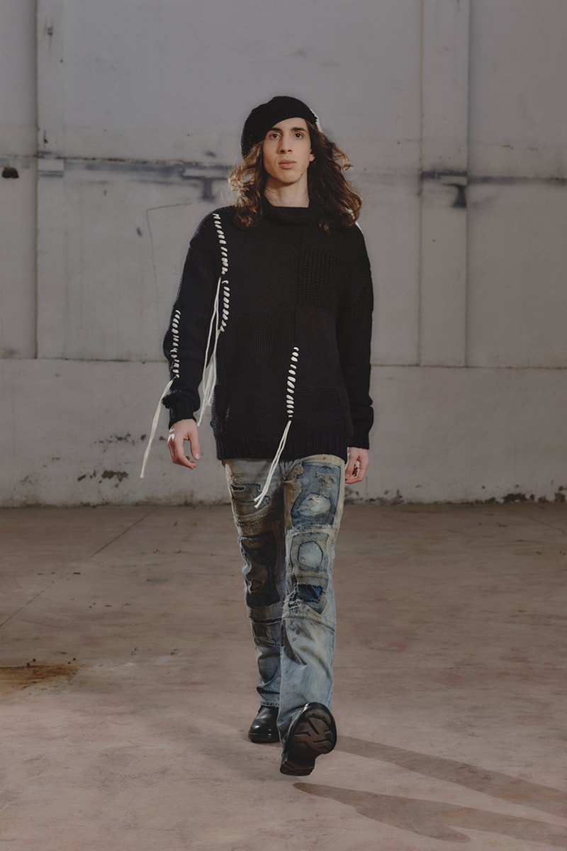 シュープ2021年秋冬コレクション SHOOP 2021 fall winter collection look Miriam Sanz Oki Yohei