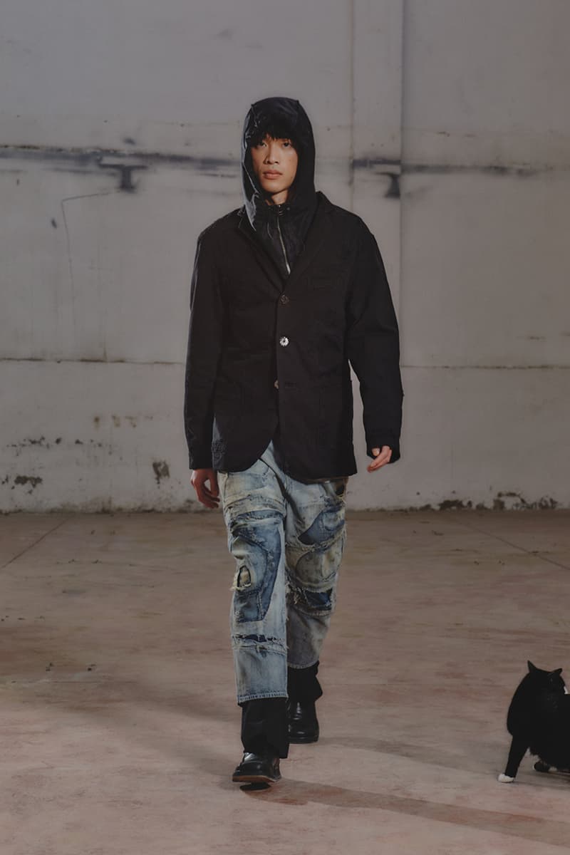 シュープ2021年秋冬コレクション SHOOP 2021 fall winter collection look Miriam Sanz Oki Yohei