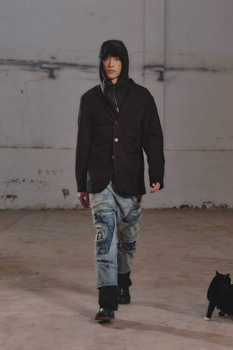 シュープ2021年秋冬コレクション SHOOP 2021 fall winter collection look Miriam Sanz Oki Yohei