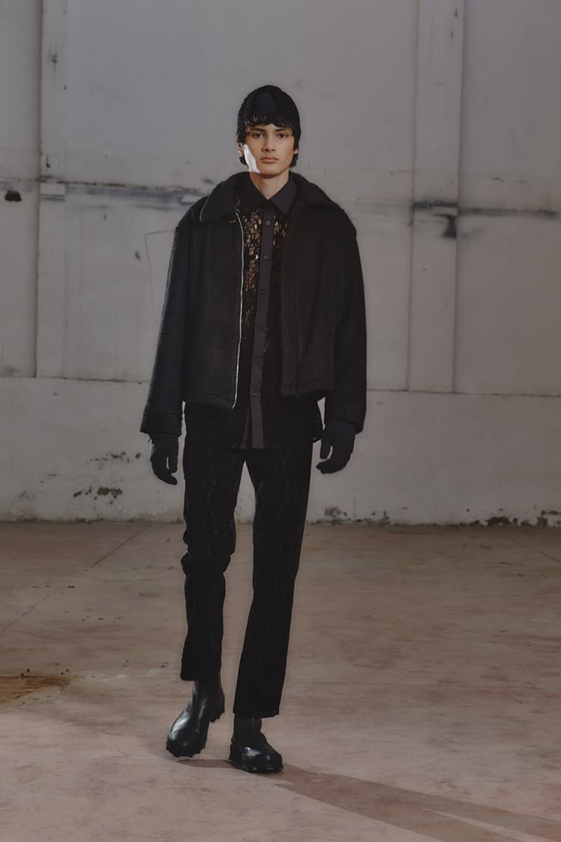 シュープ2021年秋冬コレクション SHOOP 2021 fall winter collection look Miriam Sanz Oki Yohei