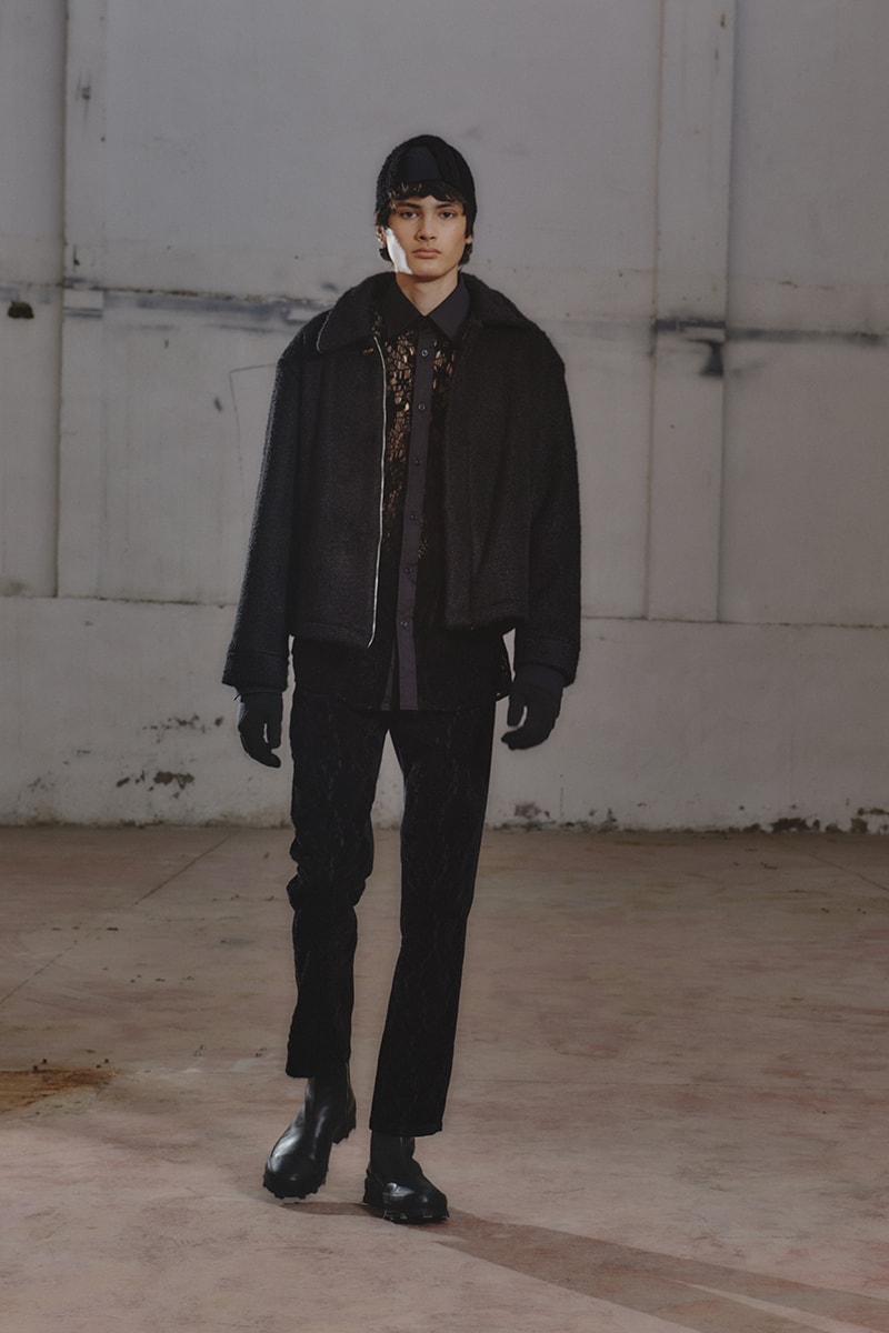 シュープ2021年秋冬コレクション SHOOP 2021 fall winter collection look Miriam Sanz Oki Yohei