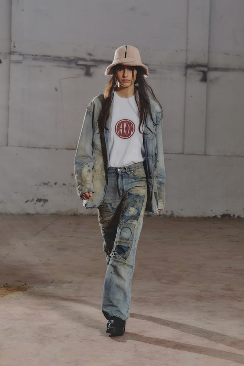 シュープ2021年秋冬コレクション SHOOP 2021 fall winter collection look Miriam Sanz Oki Yohei
