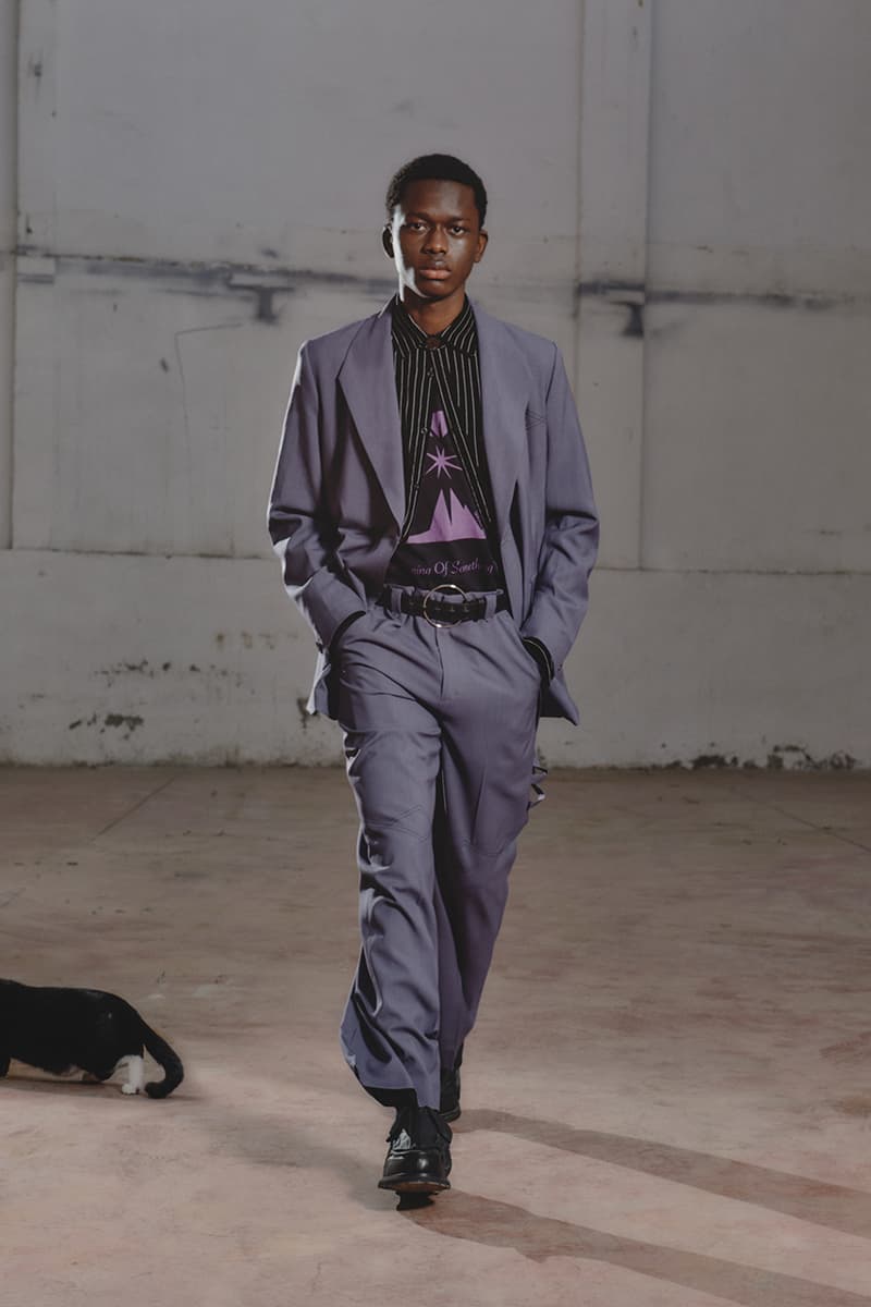 シュープ2021年秋冬コレクション SHOOP 2021 fall winter collection look Miriam Sanz Oki Yohei