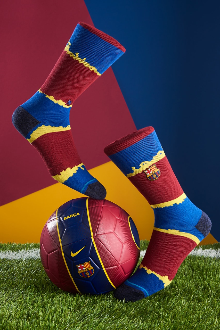 カリフォルニア発ソックスブランド スタンスがバルセロナとのコラボソックス3種を用意 Stance x FC Barcelona Sock Capsule Release Info football nou camp La liga