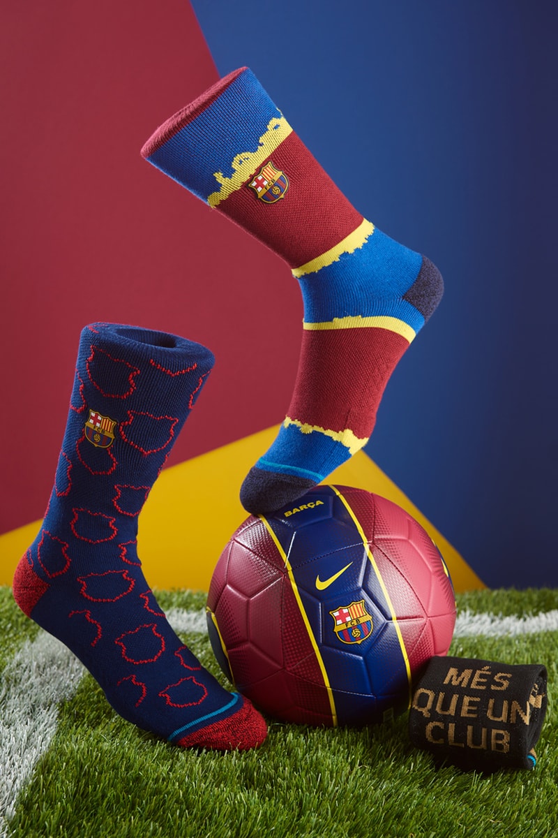 カリフォルニア発ソックスブランド スタンスがバルセロナとのコラボソックス3種を用意 Stance x FC Barcelona Sock Capsule Release Info football nou camp La liga