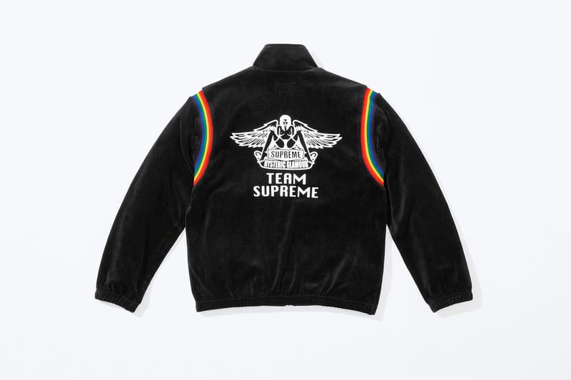 ヒステリックグラマー supreme コラボ ベロア L｜ジャケット・アウター