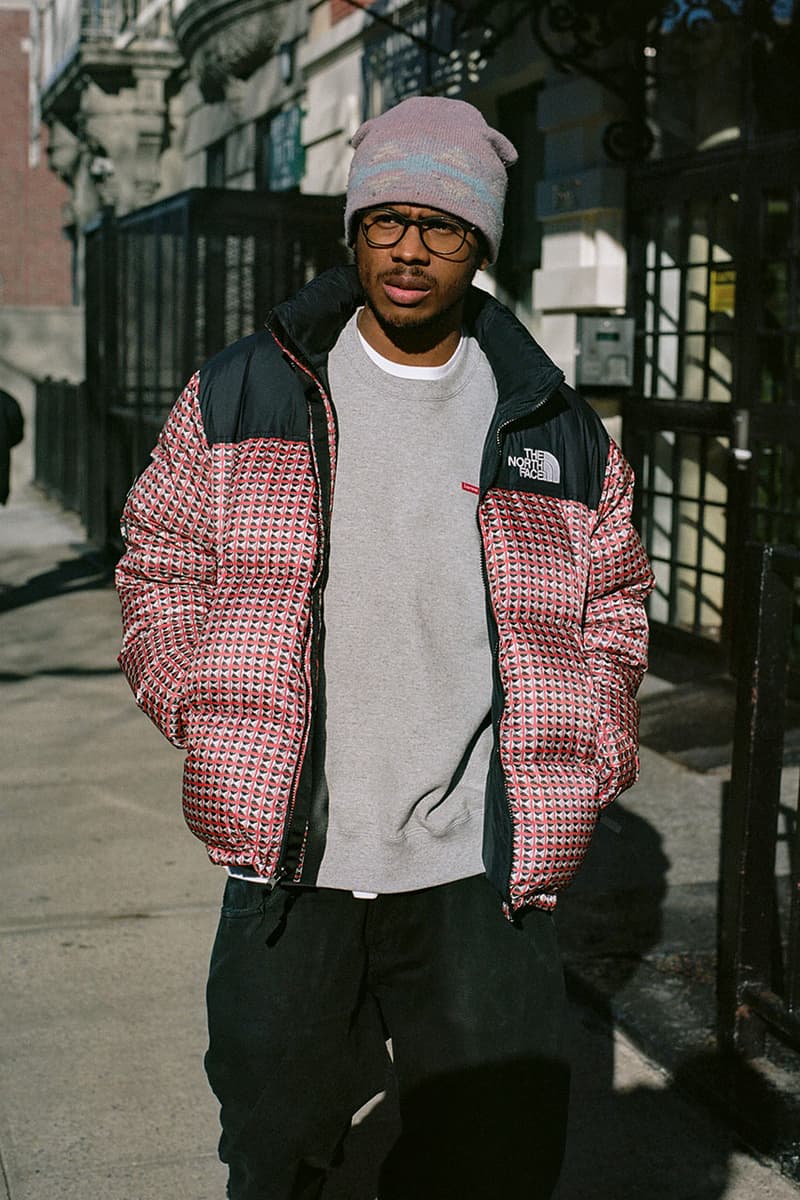 シュプリーム x ノースフェイス Supreme x THE NORTH FACE がスタッズの総柄プリントを採用した最新コラボコレクションをリリース 
