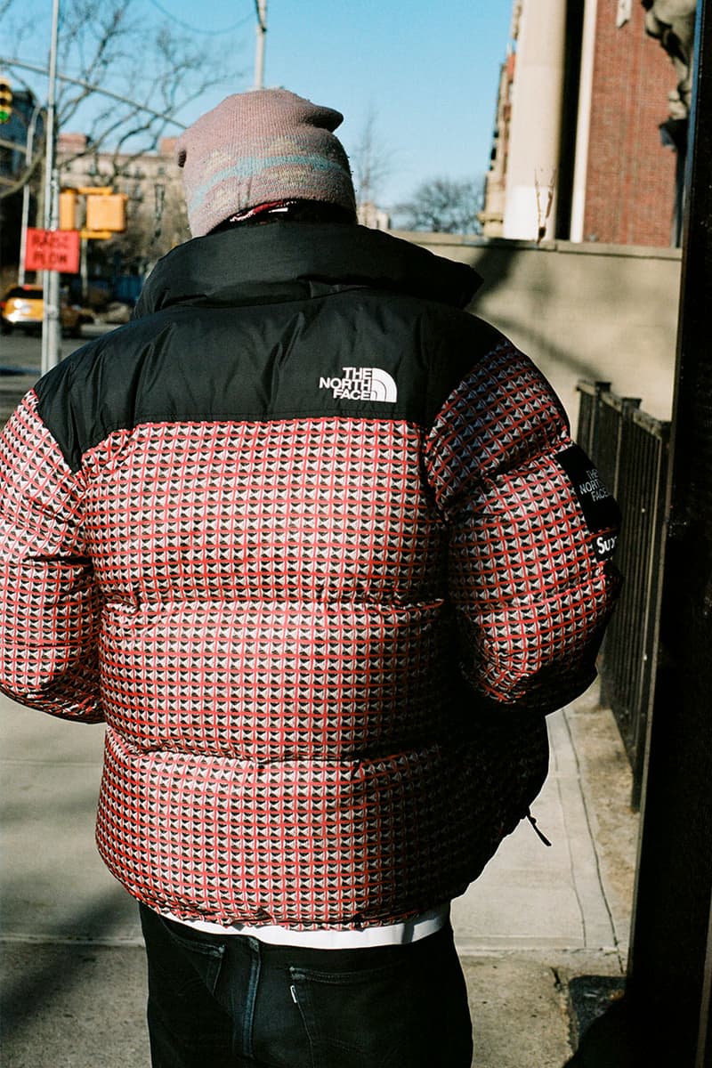 シュプリーム x ノースフェイス Supreme x THE NORTH FACE がスタッズの総柄プリントを採用した最新コラボコレクションをリリース 