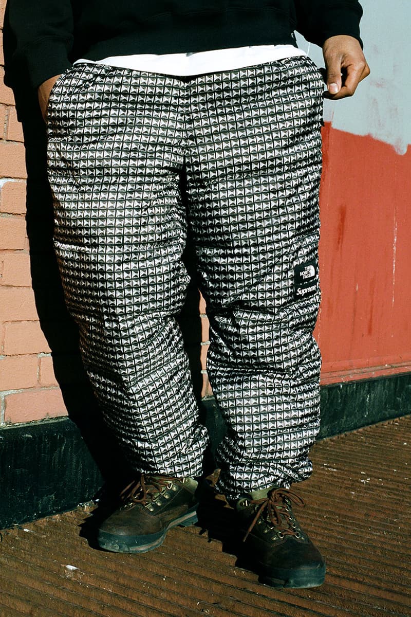 シュプリーム x ノースフェイス Supreme x THE NORTH FACE がスタッズの総柄プリントを採用した最新コラボコレクションをリリース 