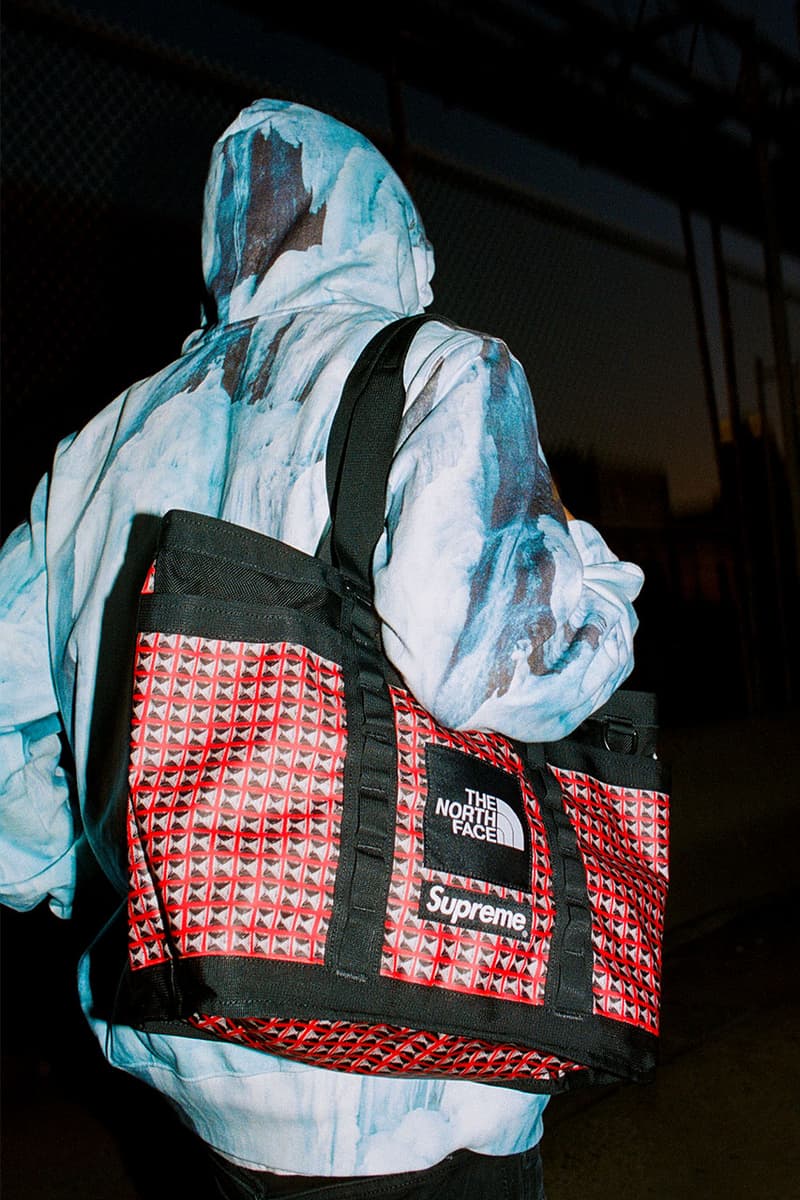 シュプリーム x ノースフェイス Supreme x THE NORTH FACE がスタッズの総柄プリントを採用した最新コラボコレクションをリリース 