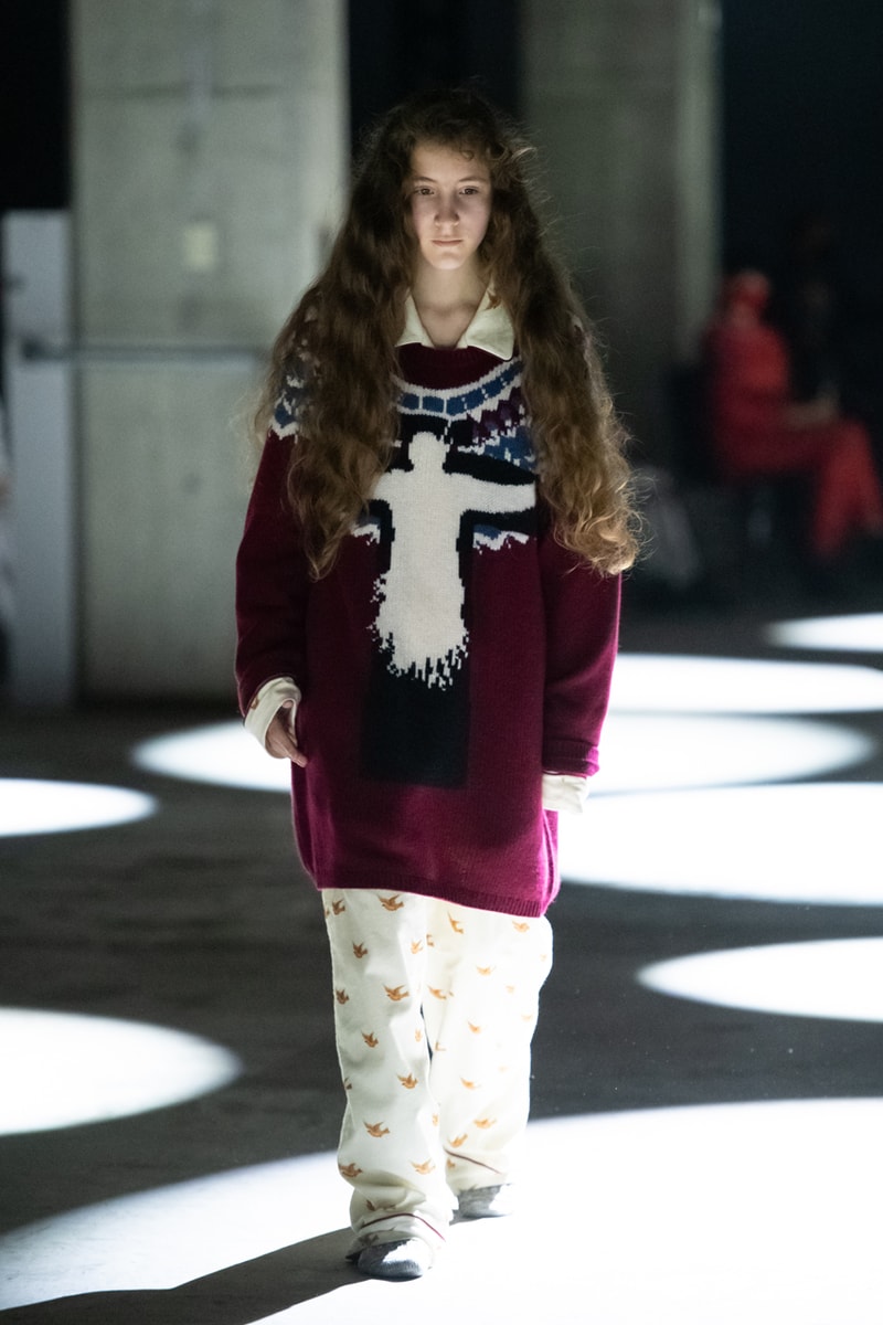 アンダーカバー 2021年秋冬コレクション UNDERCOVER FW21 Runway, 'Evangelion' Collaboration collection release date info buy price fall winter 2021 3.0 1.0 thrice upon a time movie hideaki anno clothing mech suit plugsuit angel