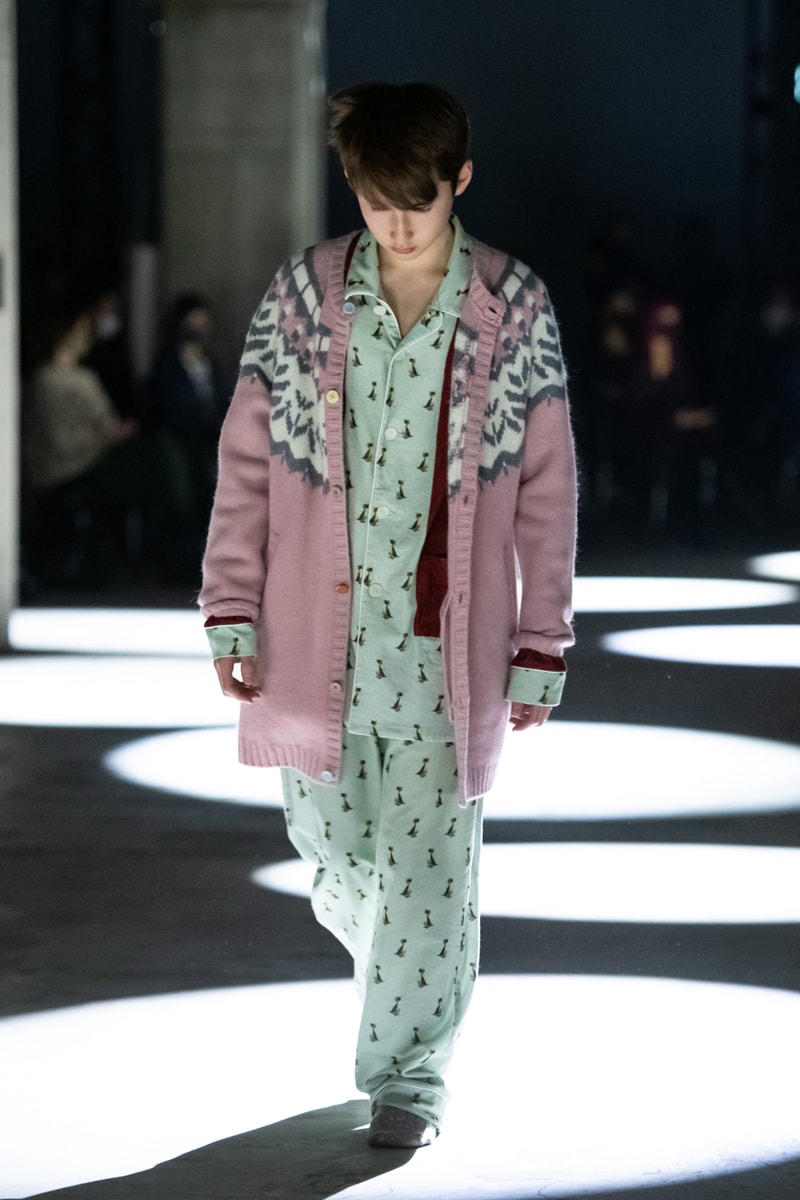 アンダーカバー 2021年秋冬コレクション UNDERCOVER FW21 Runway, 'Evangelion' Collaboration collection release date info buy price fall winter 2021 3.0 1.0 thrice upon a time movie hideaki anno clothing mech suit plugsuit angel