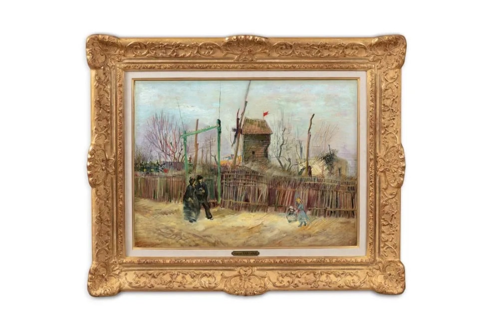 これまで一般公開がされたことのないゴッホの風景画がオークションに登場 vincent van gogh Scène de rue à Montmartre sothebys Mirabaud Mercier auction news