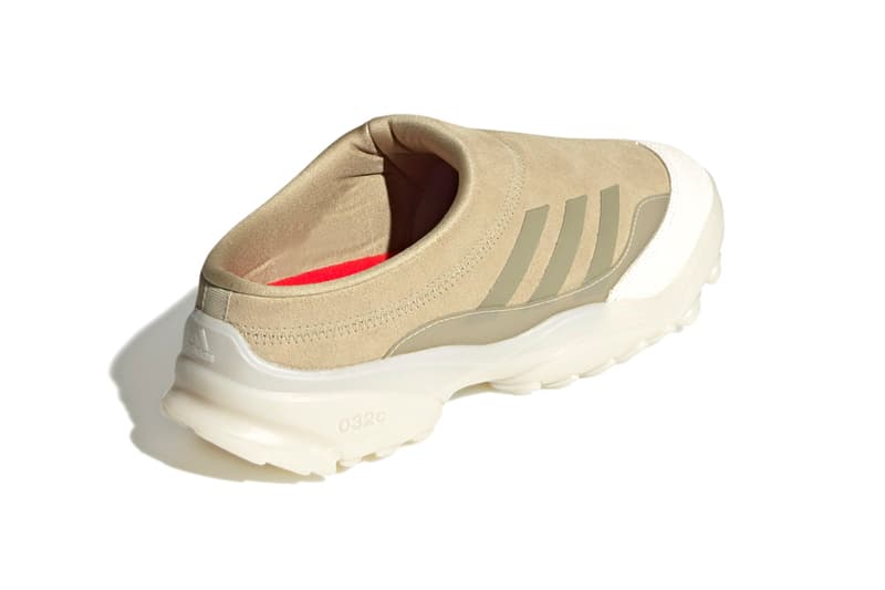 032c x アディダス オリジナルス の2021年春夏シーズンの新作コラボフットウェアが到着 032c x adidas Originals GSG Mules TR Shoes Sneaker Collaboration Release Information Drop Date Marc Goehring Joerg Koch Maria Koch Berlin Black Savanna Chalk White Hi-Res Yellow Stone Green FY5376 FZ3292