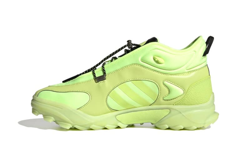 032c x アディダス オリジナルス の2021年春夏シーズンの新作コラボフットウェアが到着 032c x adidas Originals GSG Mules TR Shoes Sneaker Collaboration Release Information Drop Date Marc Goehring Joerg Koch Maria Koch Berlin Black Savanna Chalk White Hi-Res Yellow Stone Green FY5376 FZ3292