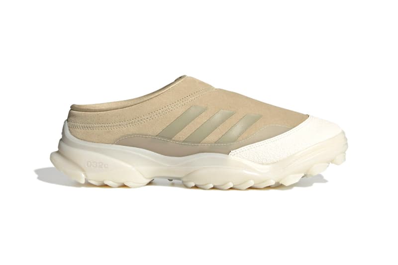 032c x アディダス オリジナルス の2021年春夏シーズンの新作コラボフットウェアが到着 032c x adidas Originals GSG Mules TR Shoes Sneaker Collaboration Release Information Drop Date Marc Goehring Joerg Koch Maria Koch Berlin Black Savanna Chalk White Hi-Res Yellow Stone Green FY5376 FZ3292