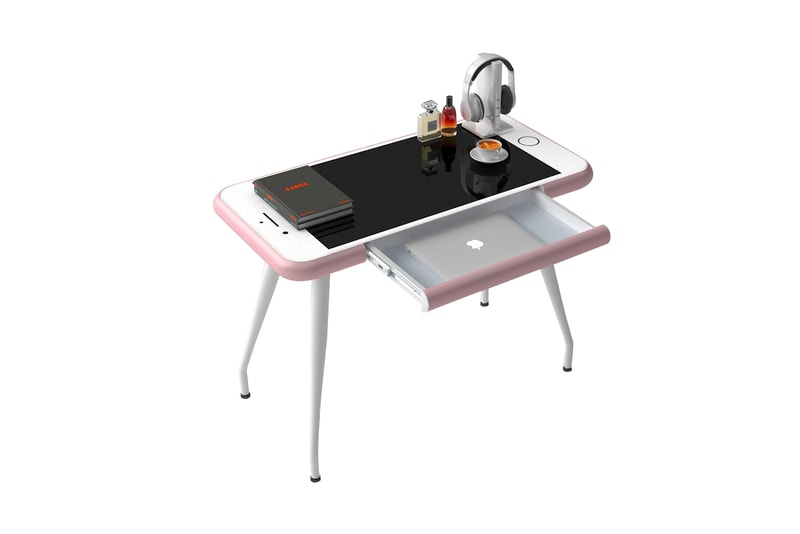 アイフォン6をモチーフとしたワークデスクが爆誕 Apple iPhone 6 Desk Lifesized Work Study Interior Design Homeware Korean Giant Working From Home Facebook TikTok Videos Weird Internet Shopping