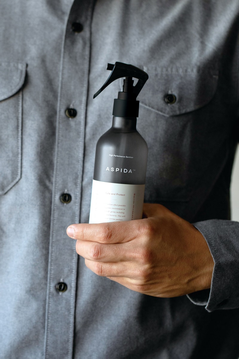 次世代型除菌洗浄スプレーブランド アスピダが誕生 Japenese new sanitizer spray brand named ASPIDA™️ has launched information