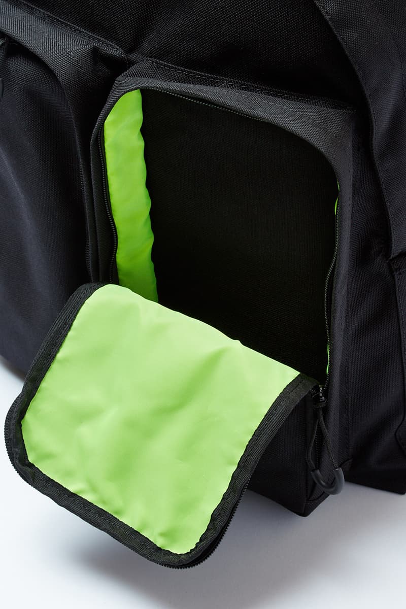 即完売したバルxアウトドア プロダクツのコラボデイパックが新色を纏って再リリース BAL OUTDOOR PRODUCTS DOUBLE POCKET BACK PACK black release info