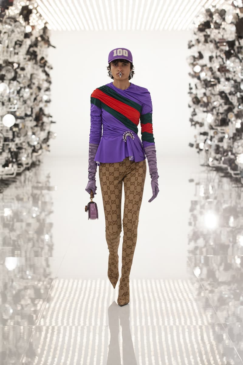 グッチ Gucci Debuts Balenciaga "Collab" on "Aria" Runway alessandro michele demna gvasalia collaboration collection 100th anniversary menswear womenswear price buy website logo jacket