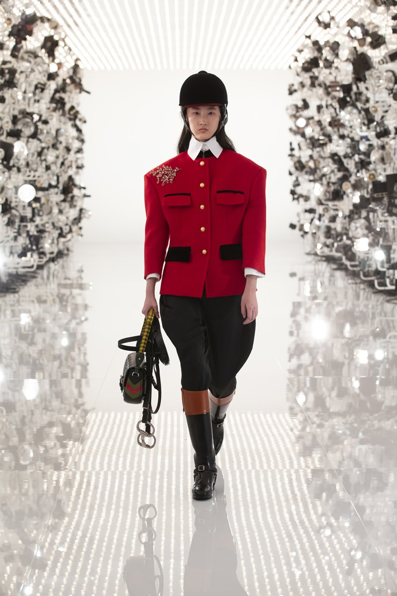 グッチ Gucci Debuts Balenciaga "Collab" on "Aria" Runway alessandro michele demna gvasalia collaboration collection 100th anniversary menswear womenswear price buy website logo jacket
