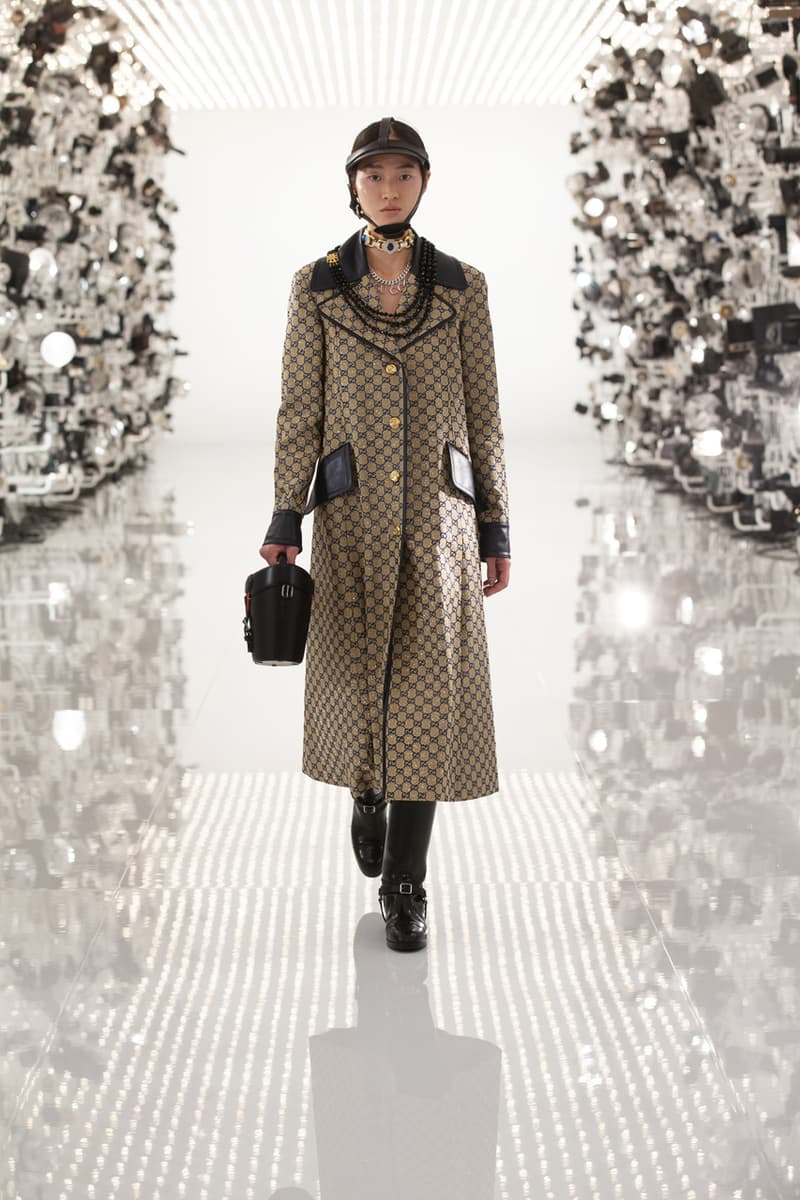 グッチ Gucci Debuts Balenciaga "Collab" on "Aria" Runway alessandro michele demna gvasalia collaboration collection 100th anniversary menswear womenswear price buy website logo jacket