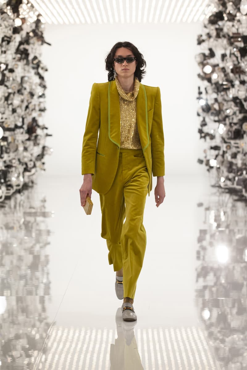 グッチ Gucci Debuts Balenciaga "Collab" on "Aria" Runway alessandro michele demna gvasalia collaboration collection 100th anniversary menswear womenswear price buy website logo jacket