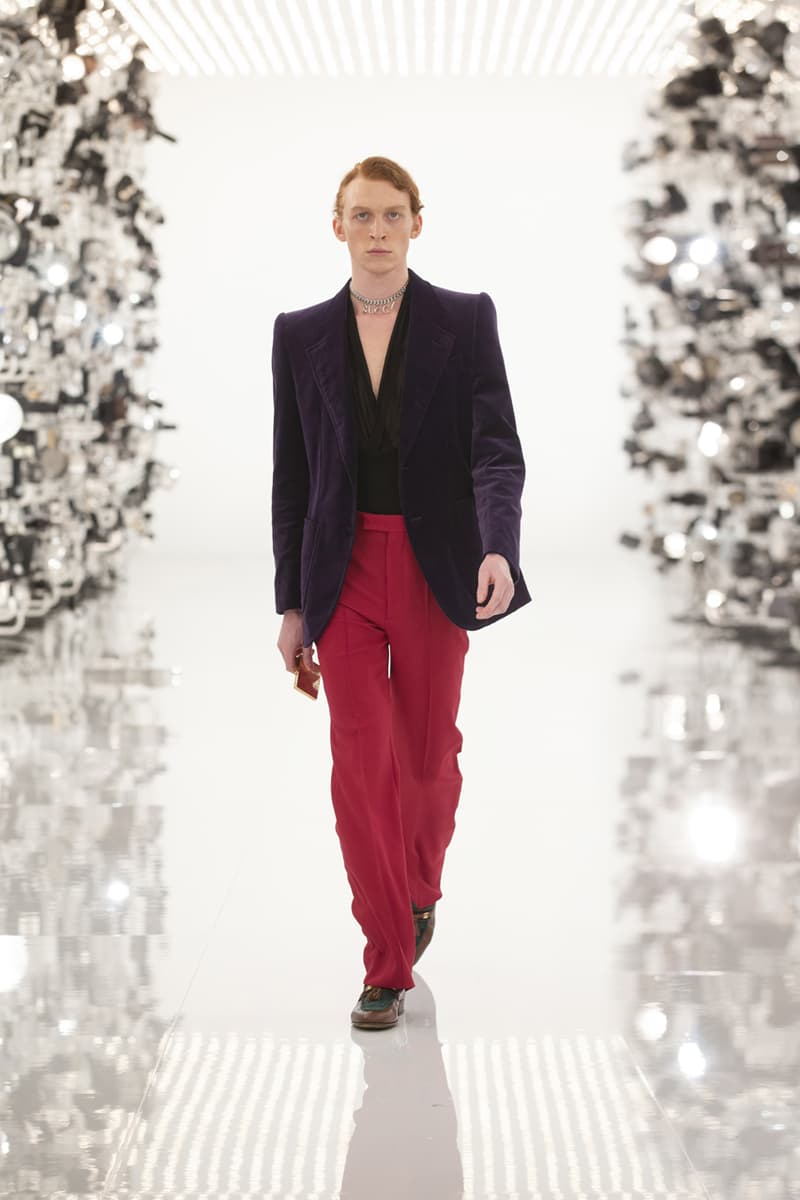 グッチ Gucci Debuts Balenciaga "Collab" on "Aria" Runway alessandro michele demna gvasalia collaboration collection 100th anniversary menswear womenswear price buy website logo jacket