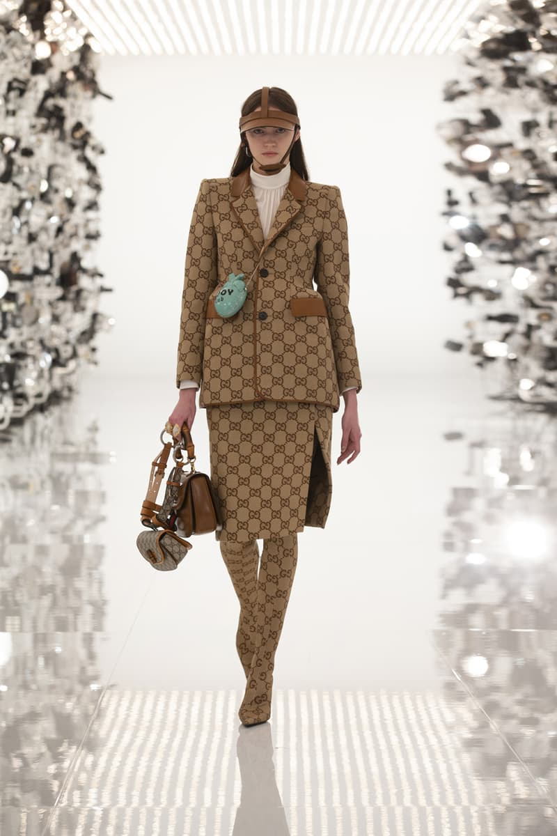 グッチ Gucci Debuts Balenciaga "Collab" on "Aria" Runway alessandro michele demna gvasalia collaboration collection 100th anniversary menswear womenswear price buy website logo jacket