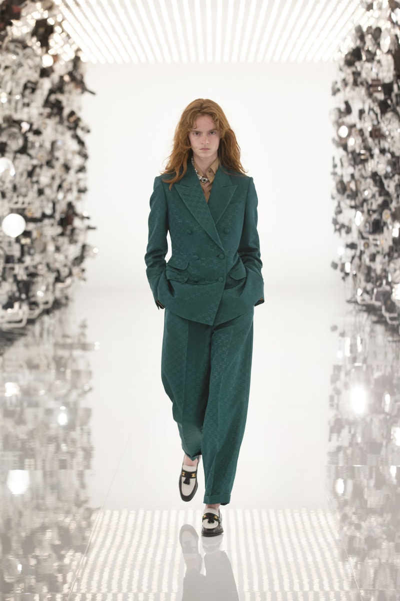 グッチ Gucci Debuts Balenciaga "Collab" on "Aria" Runway alessandro michele demna gvasalia collaboration collection 100th anniversary menswear womenswear price buy website logo jacket