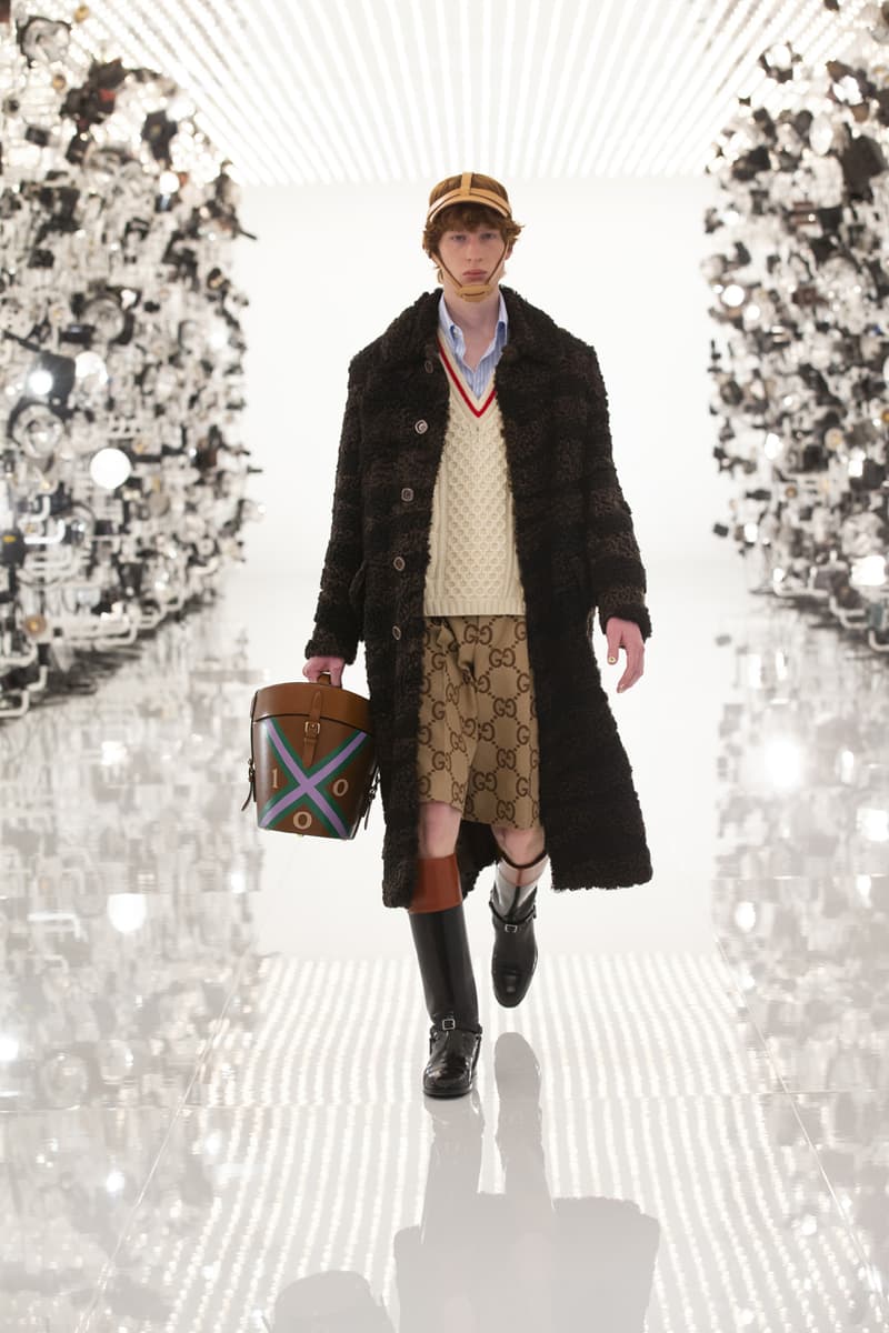 グッチ Gucci Debuts Balenciaga "Collab" on "Aria" Runway alessandro michele demna gvasalia collaboration collection 100th anniversary menswear womenswear price buy website logo jacket