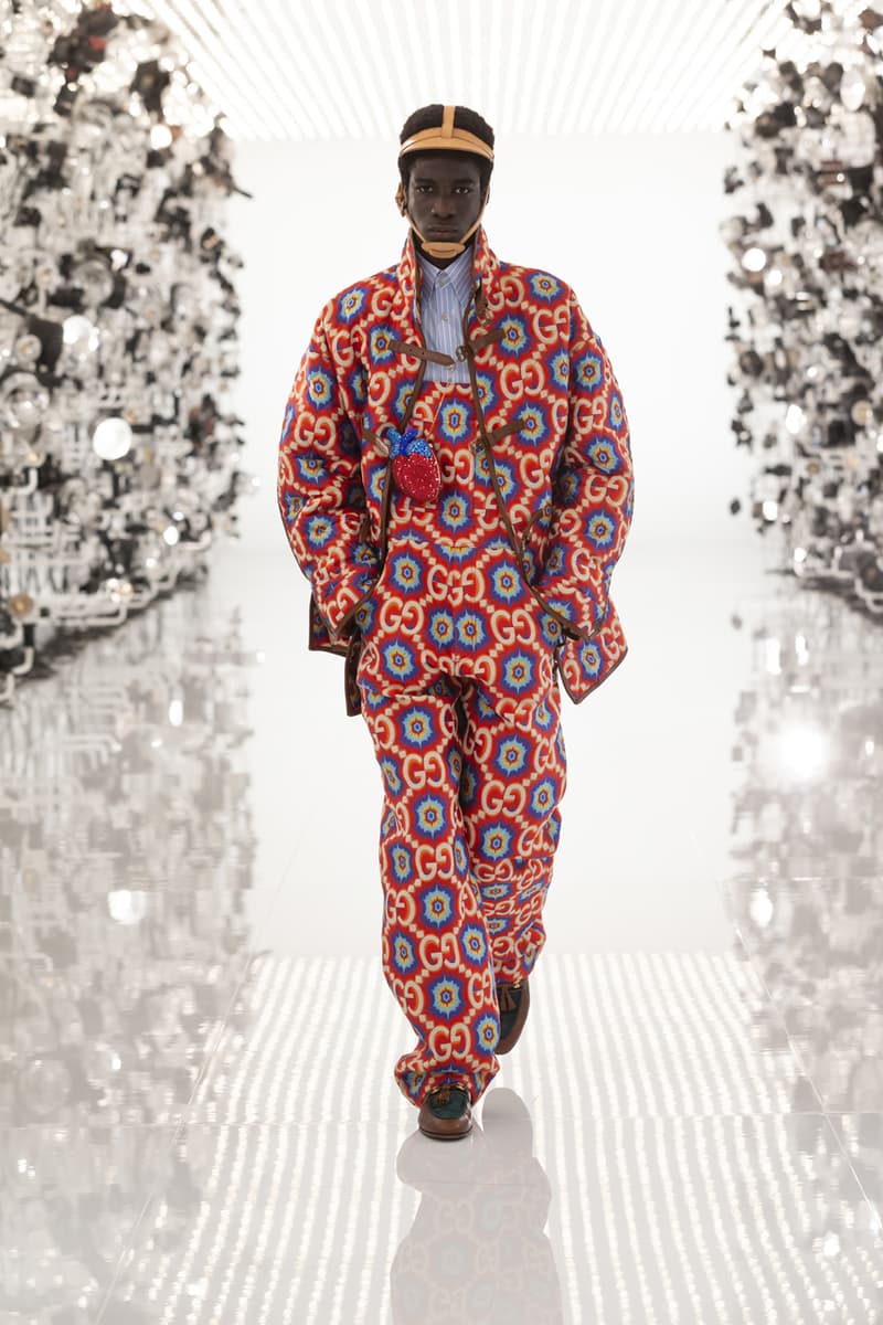 グッチ Gucci Debuts Balenciaga "Collab" on "Aria" Runway alessandro michele demna gvasalia collaboration collection 100th anniversary menswear womenswear price buy website logo jacket