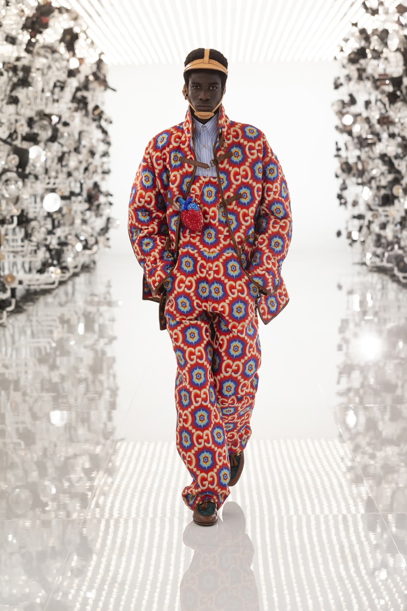 グッチ Gucci Debuts Balenciaga "Collab" on "Aria" Runway alessandro michele demna gvasalia collaboration collection 100th anniversary menswear womenswear price buy website logo jacket